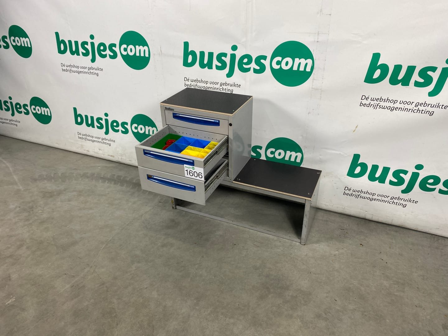 Sortimo staal alu gebruikte bedrijfswageninrichting (nr 1606) - Afbeelding 7