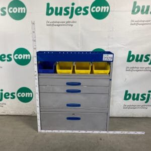 Sortimo staal alu gebruikte bedrijfswagen inrichting (nr 2329)