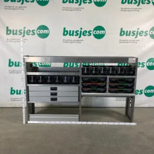 Aluca aluminium bedrijfswageninrichting gebruikt (nr 2330)