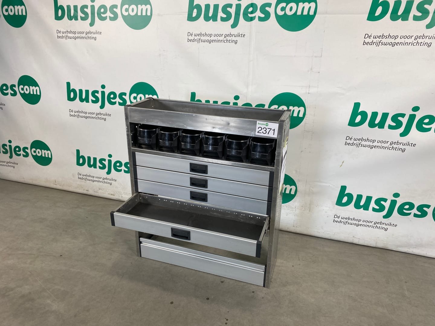 Aluca aluminium bedrijfswageninrichting gebruikt (nr 2371) - Afbeelding 10