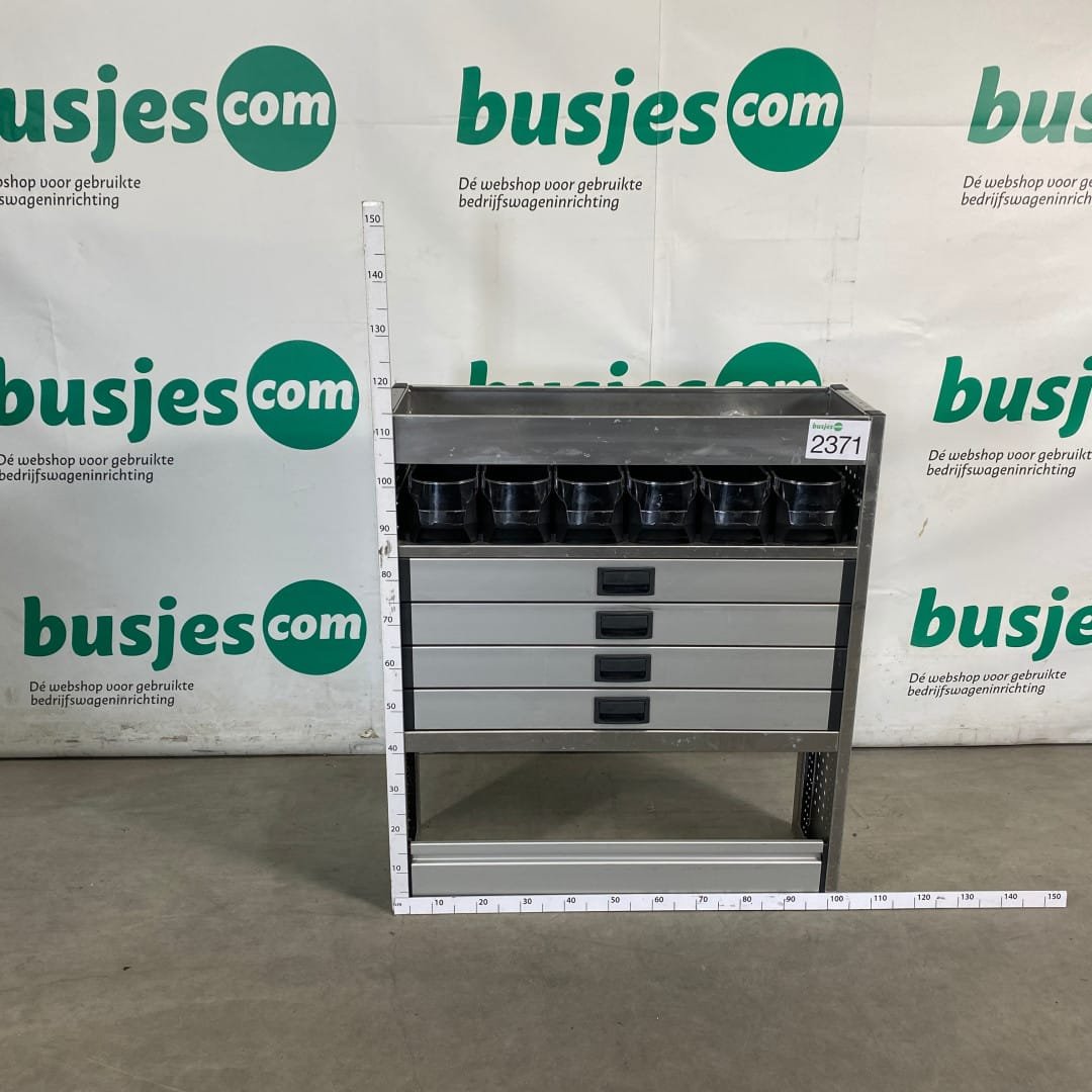 Aluca aluminium bedrijfswageninrichting gebruikt (nr 2371) - Afbeelding 2