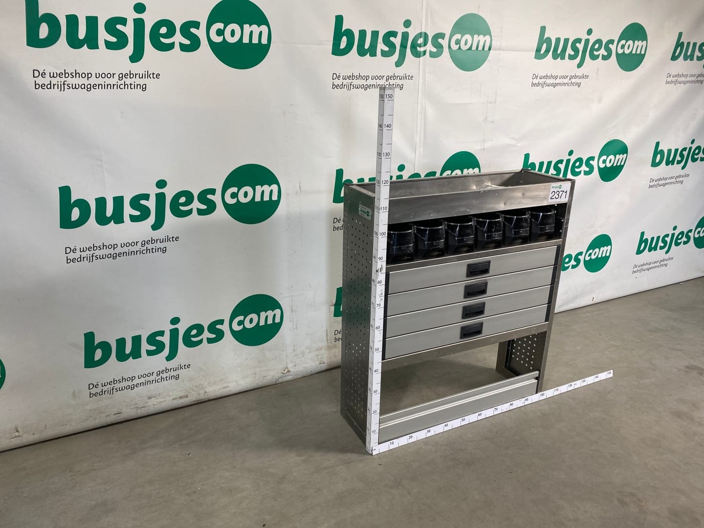 Aluca aluminium bedrijfswageninrichting gebruikt (nr 2371) - Afbeelding 3