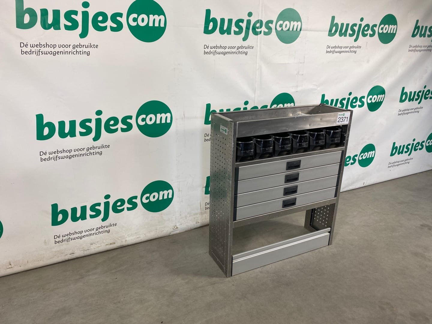 Aluca aluminium bedrijfswageninrichting gebruikt (nr 2371) - Afbeelding 4