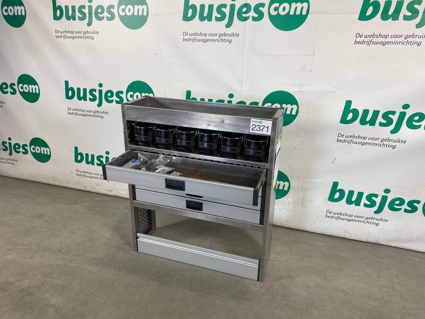 Aluca aluminium bedrijfswageninrichting gebruikt (nr 2371) - Afbeelding 7