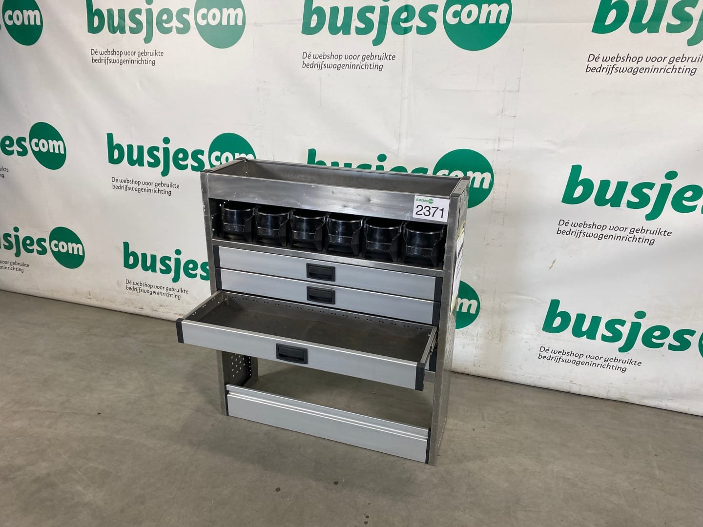 Aluca aluminium bedrijfswageninrichting gebruikt (nr 2371) - Afbeelding 9