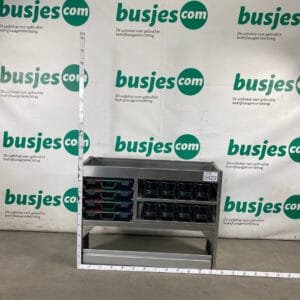 Aluca aluminium bedrijfswageninrichting gebruikt (nr 2422)