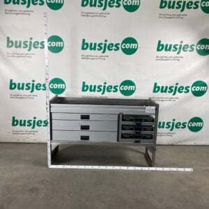 Aluca aluminium bedrijfswageninrichting gebruikt (nr 2425)