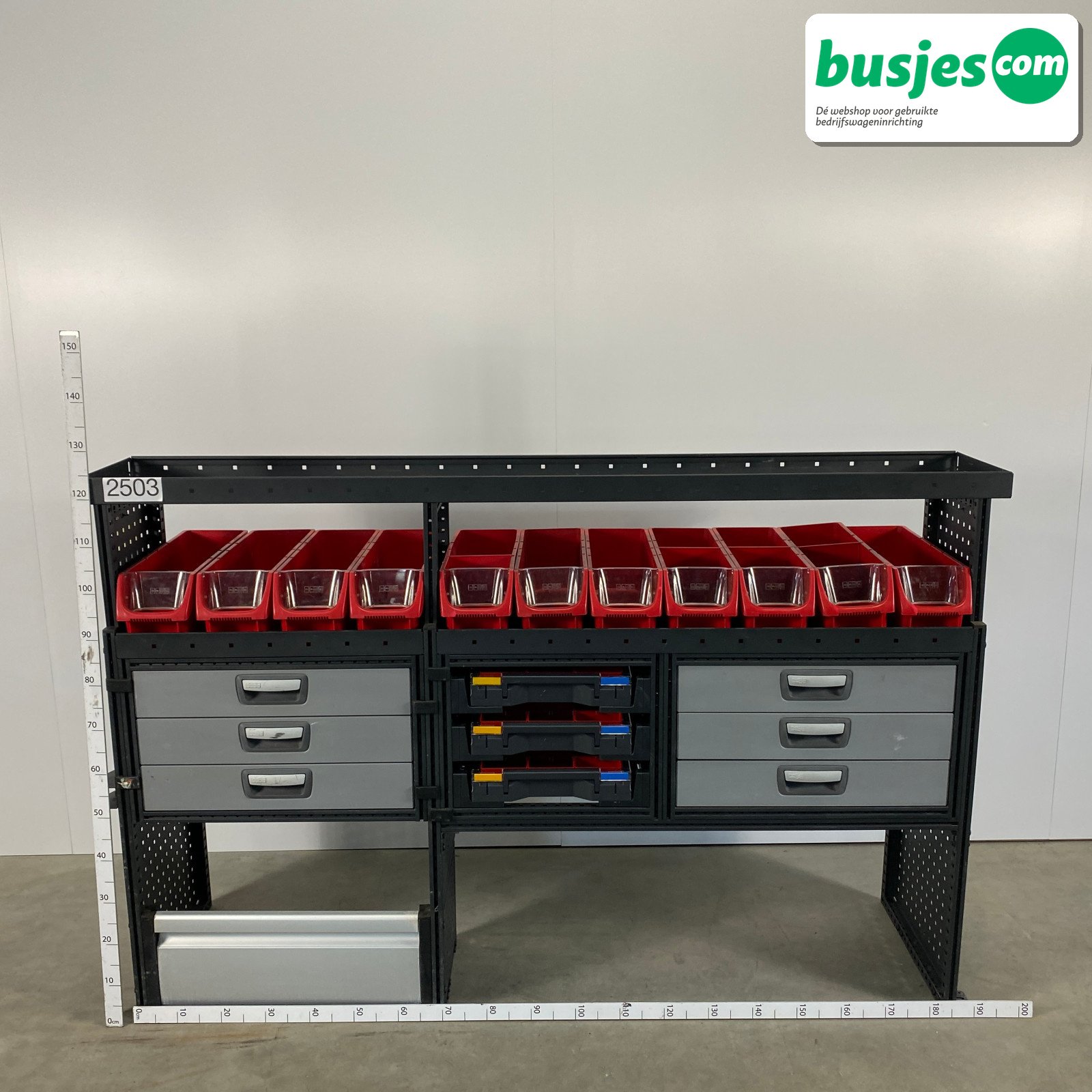 Modul bedrijfswagen inrichting 1990x485x1250mm (2503)