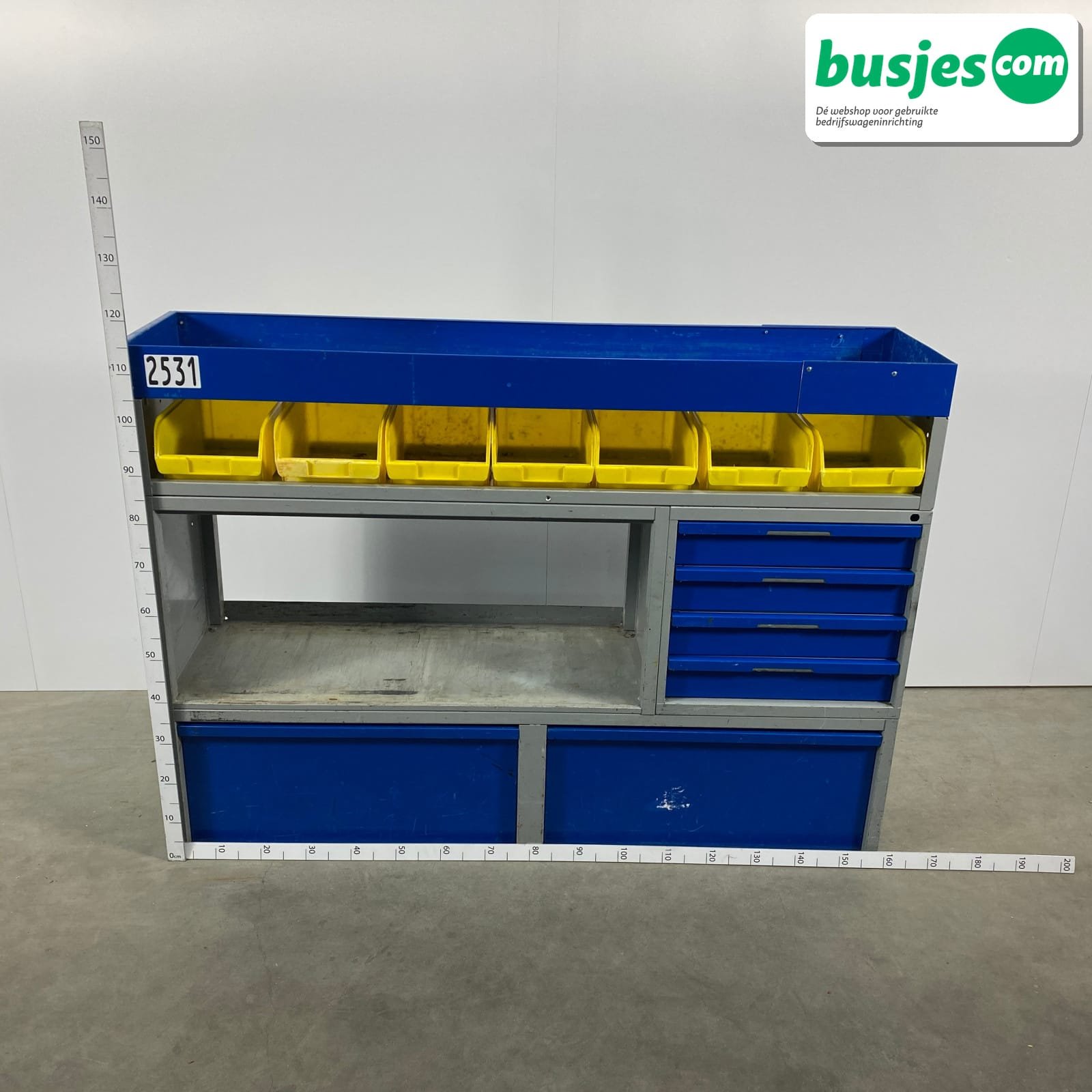 Steebox gebruikte bus inrichting (nr 2531)