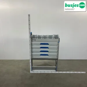 Sortimo staal alu gebruikte bedrijfswagen inrichting (nr 2550)