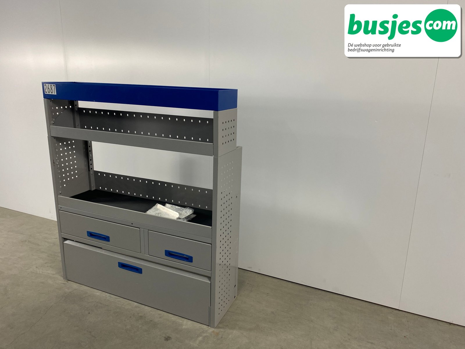 Sortimo alu bedrijfswagen inrichting 1270x360x1430mm (2687) - Afbeelding 3