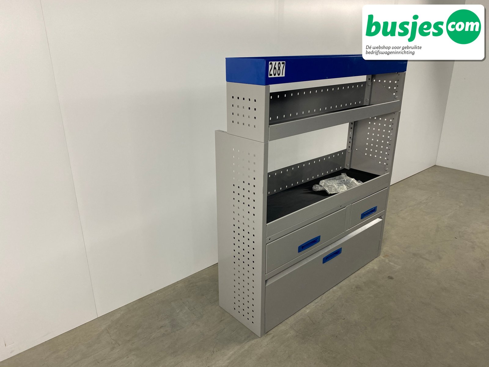 Sortimo alu bedrijfswagen inrichting 1270x360x1430mm (2687) - Afbeelding 4