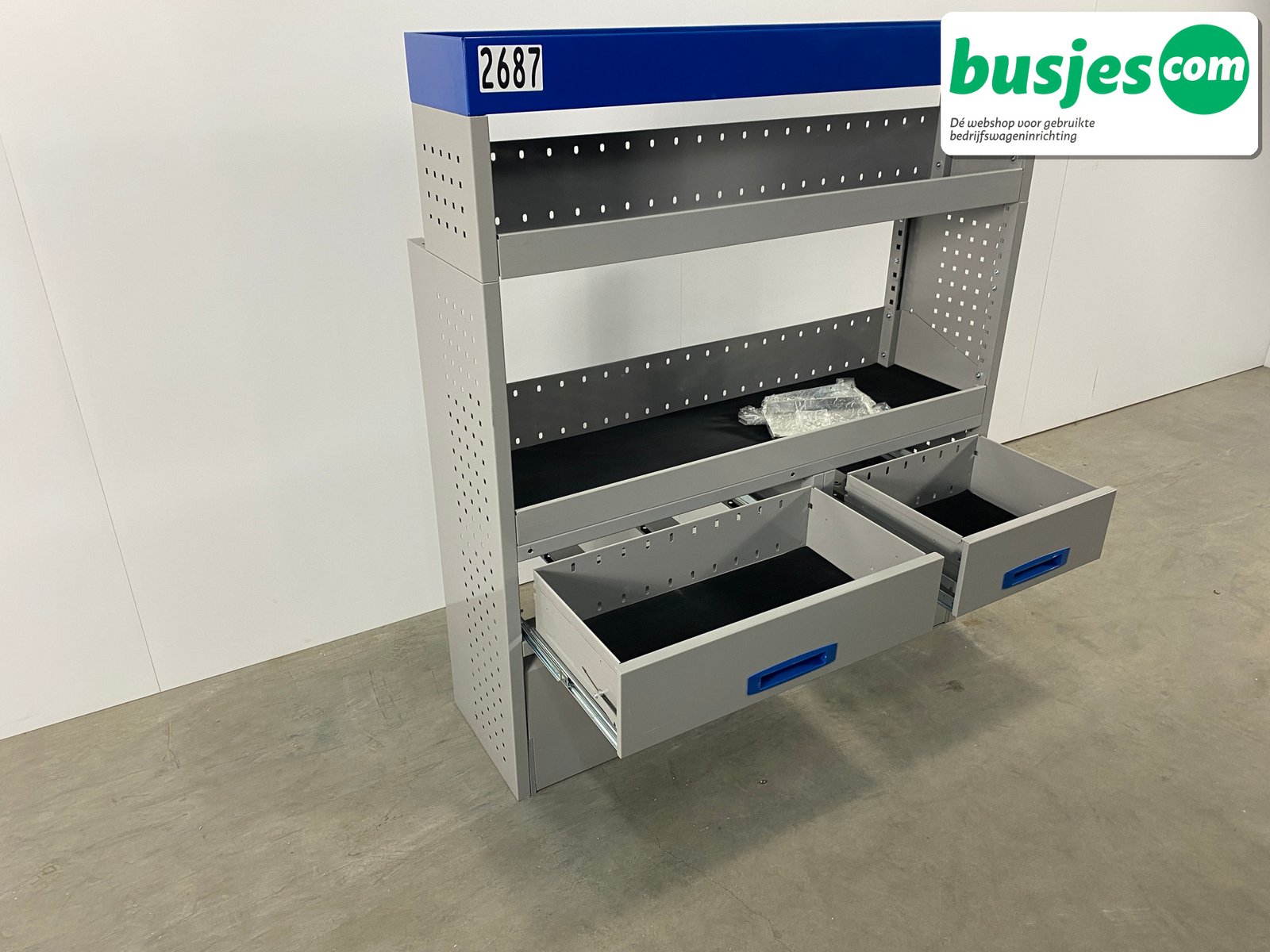 Sortimo alu bedrijfswagen inrichting 1270x360x1430mm (2687) - Afbeelding 6