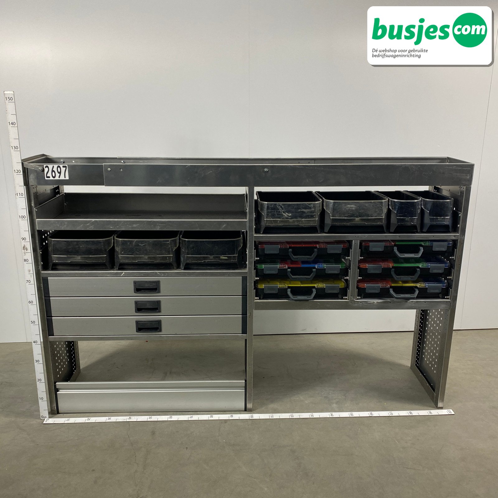 Aluca bedrijfswageninrichting 2020x420x1050mm (2697)