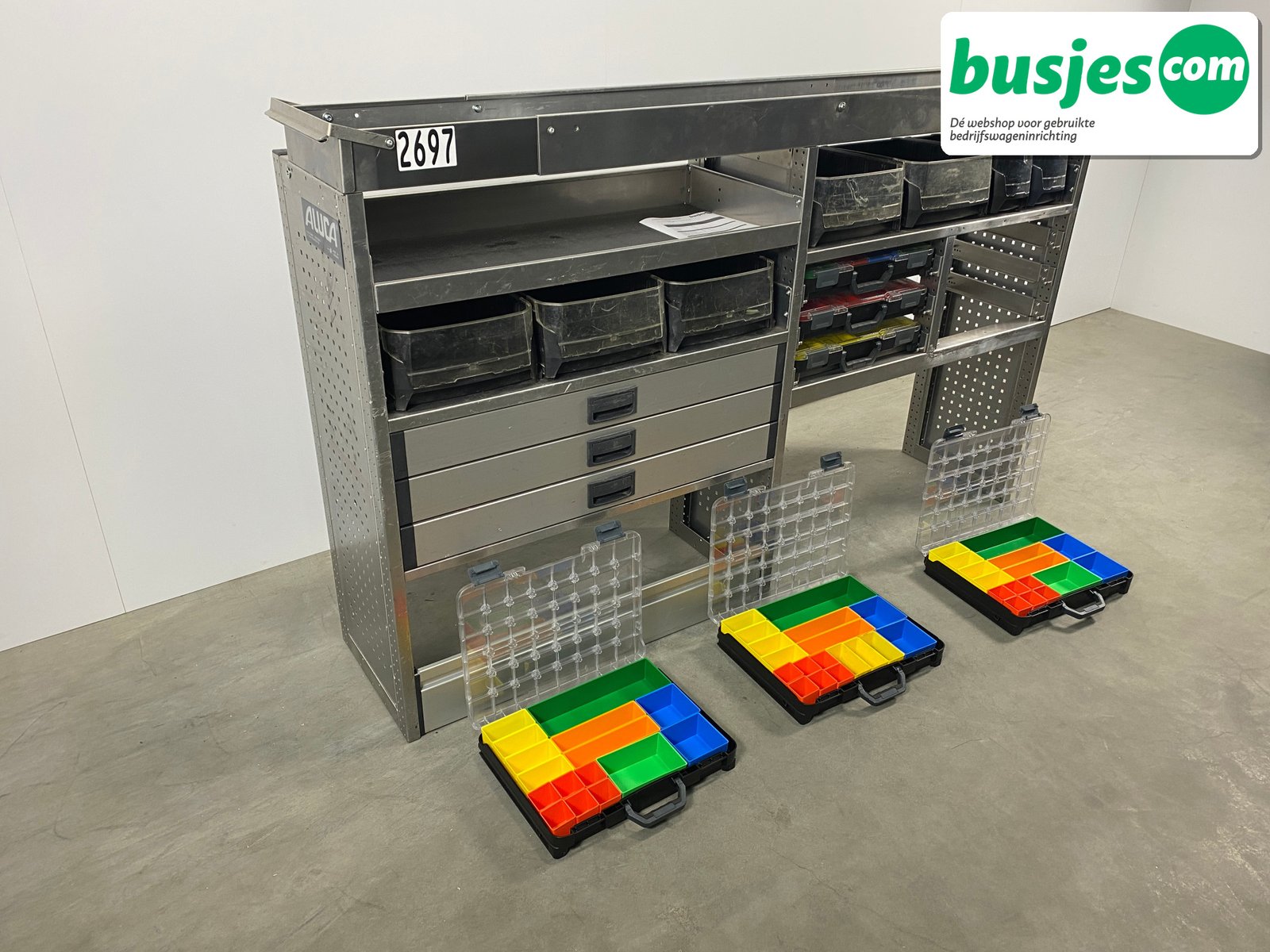 Aluca bedrijfswageninrichting 2020x420x1050mm (2697) - Afbeelding 11