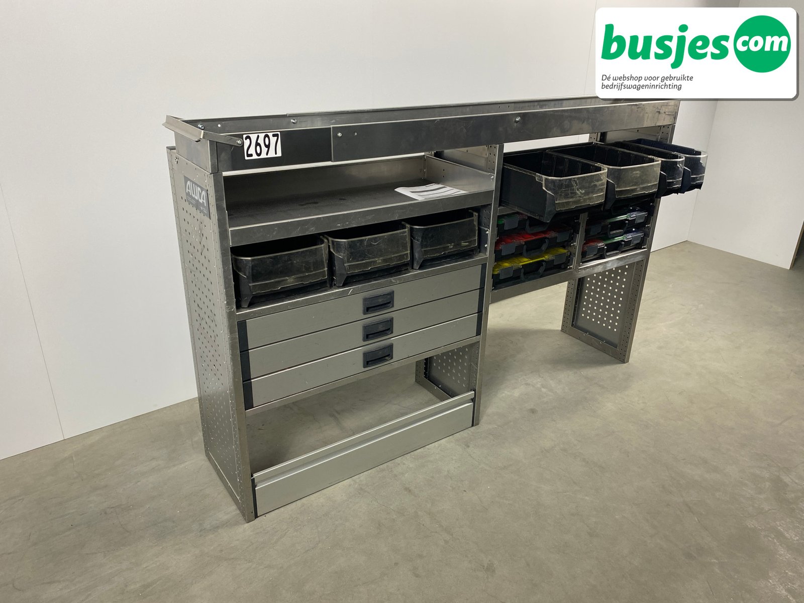 Aluca bedrijfswageninrichting 2020x420x1050mm (2697) - Afbeelding 12