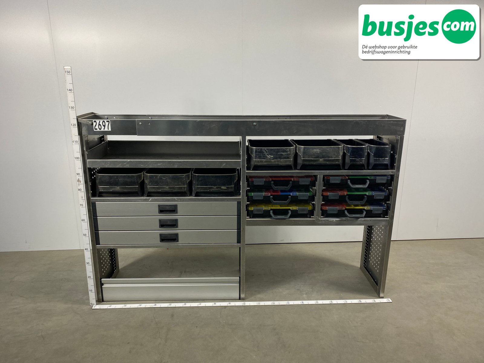 Aluca bedrijfswageninrichting 2020x420x1050mm (2697) - Afbeelding 2