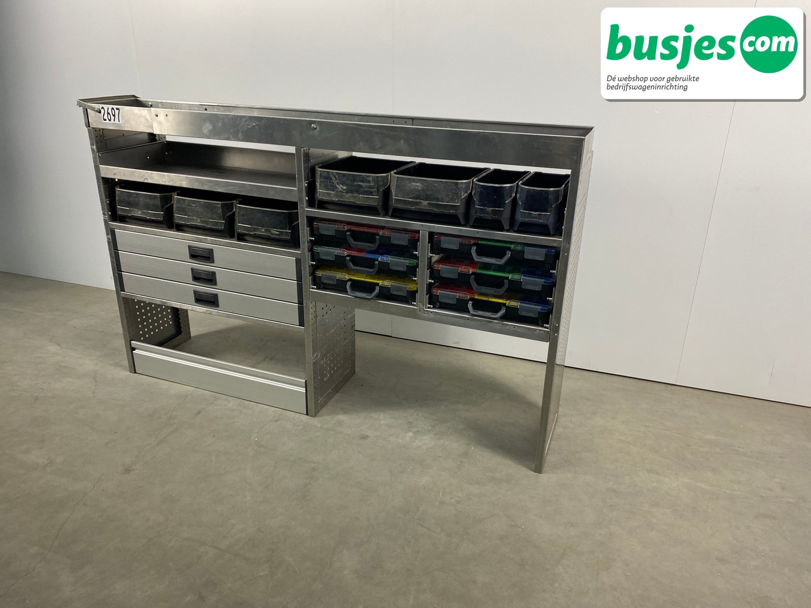 Aluca bedrijfswageninrichting 2020x420x1050mm (2697) - Afbeelding 3