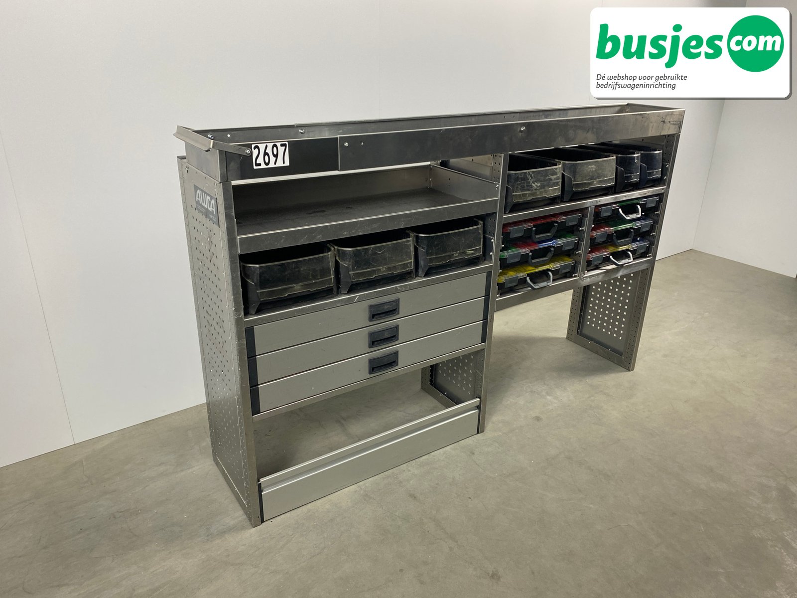 Aluca bedrijfswageninrichting 2020x420x1050mm (2697) - Afbeelding 4