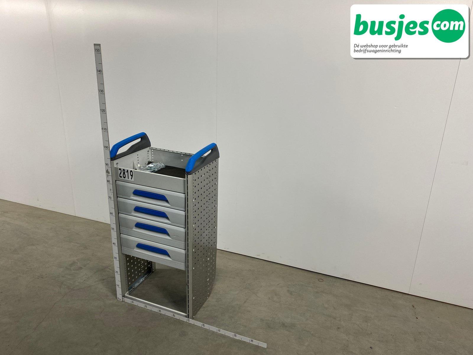 Sortimo alu bedrijfswagen inrichting 525x380x1040mm (2819) - Afbeelding 3