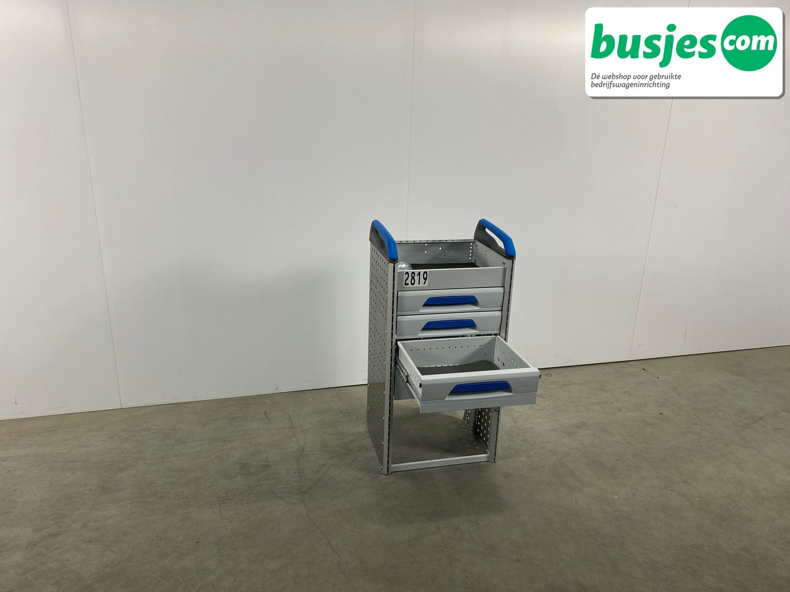 Sortimo alu bedrijfswagen inrichting 525x380x1040mm (2819) - Afbeelding 6