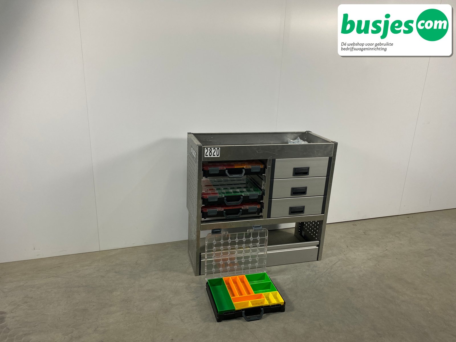 Aluca bedrijfswageninrichting 1010x420x950mm (2820) - Afbeelding 8