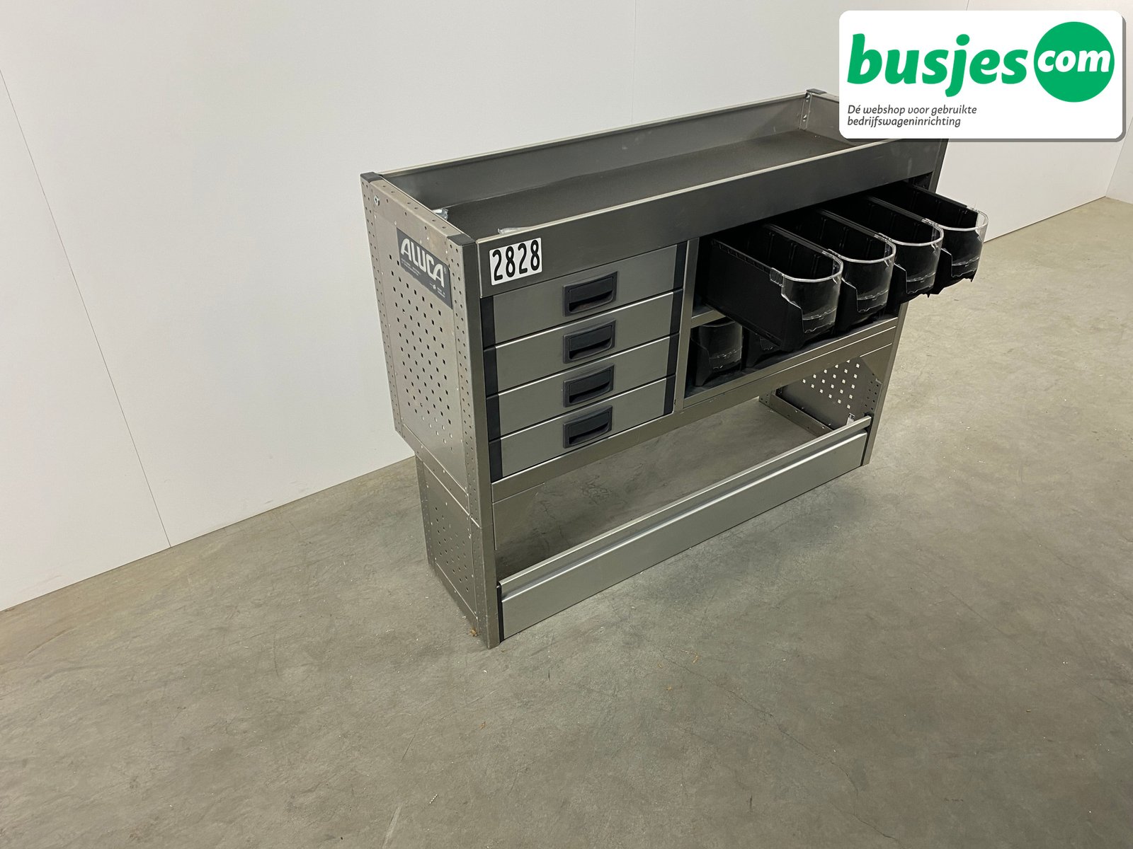 Aluca bedrijfswageninrichting 1255x415x950mm (2828) - Afbeelding 11