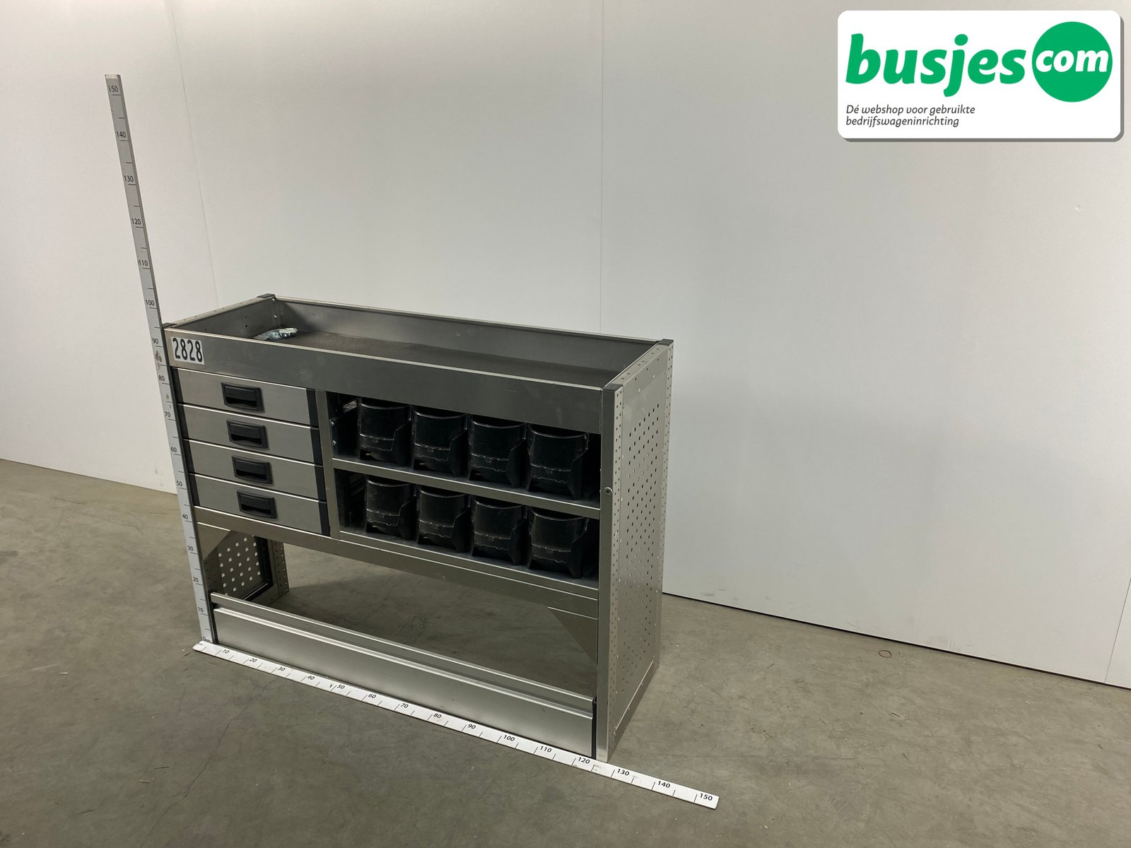 Aluca bedrijfswageninrichting 1255x415x950mm (2828) - Afbeelding 3