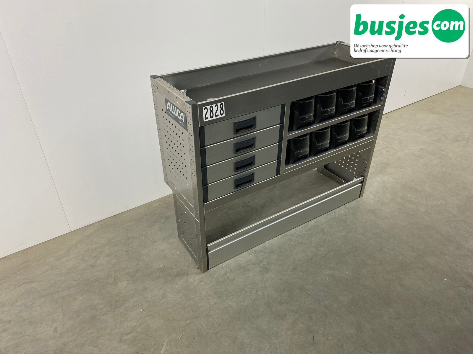 Aluca bedrijfswageninrichting 1255x415x950mm (2828) - Afbeelding 4