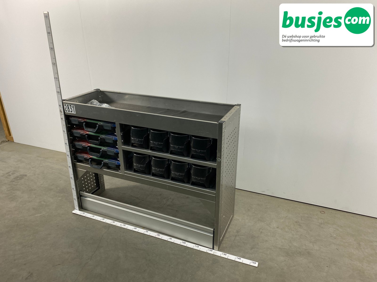 Aluca bedrijfswageninrichting 1255x415x950mm (2831) - Afbeelding 3