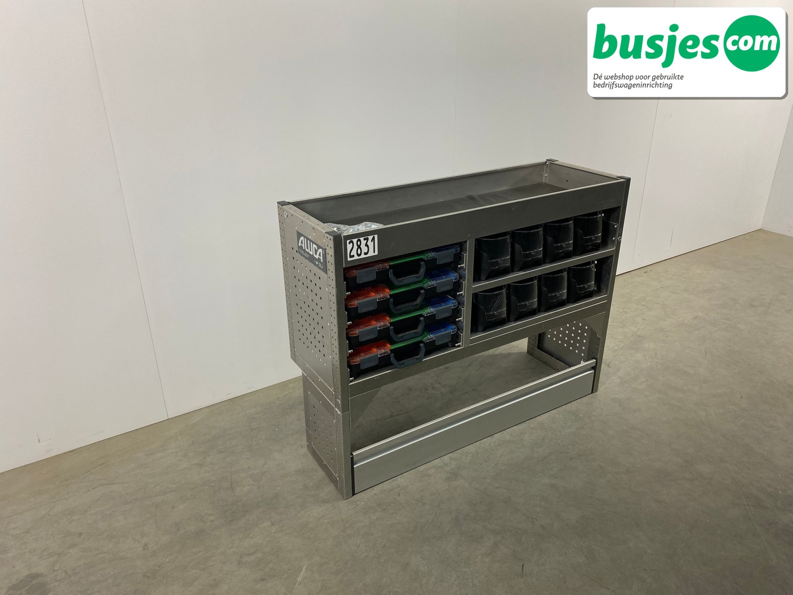 Aluca bedrijfswageninrichting 1255x415x950mm (2831) - Afbeelding 4