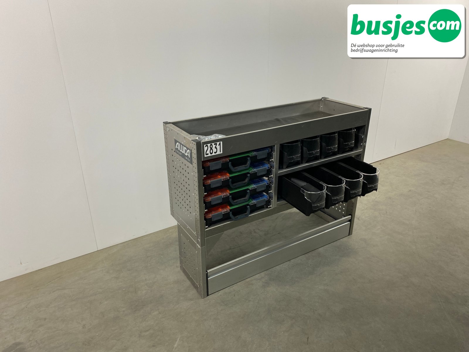 Aluca bedrijfswageninrichting 1255x415x950mm (2831) - Afbeelding 6
