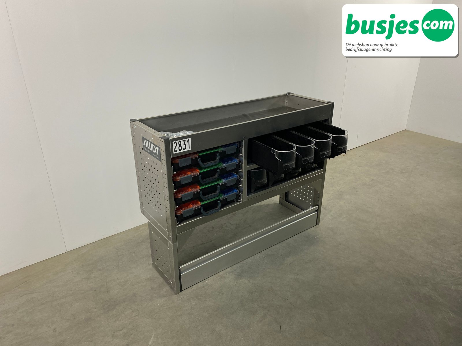 Aluca bedrijfswageninrichting 1255x415x950mm (2831) - Afbeelding 7