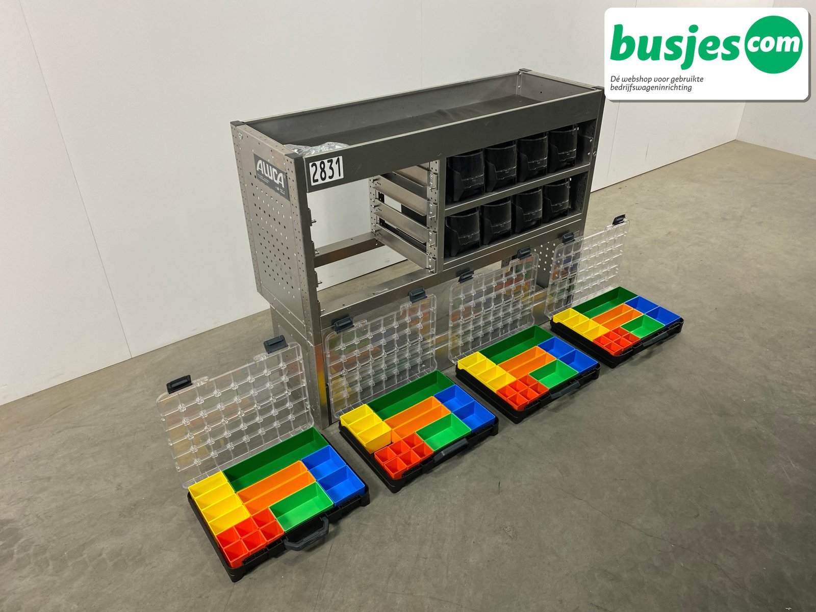 Aluca bedrijfswageninrichting 1255x415x950mm (2831) - Afbeelding 8