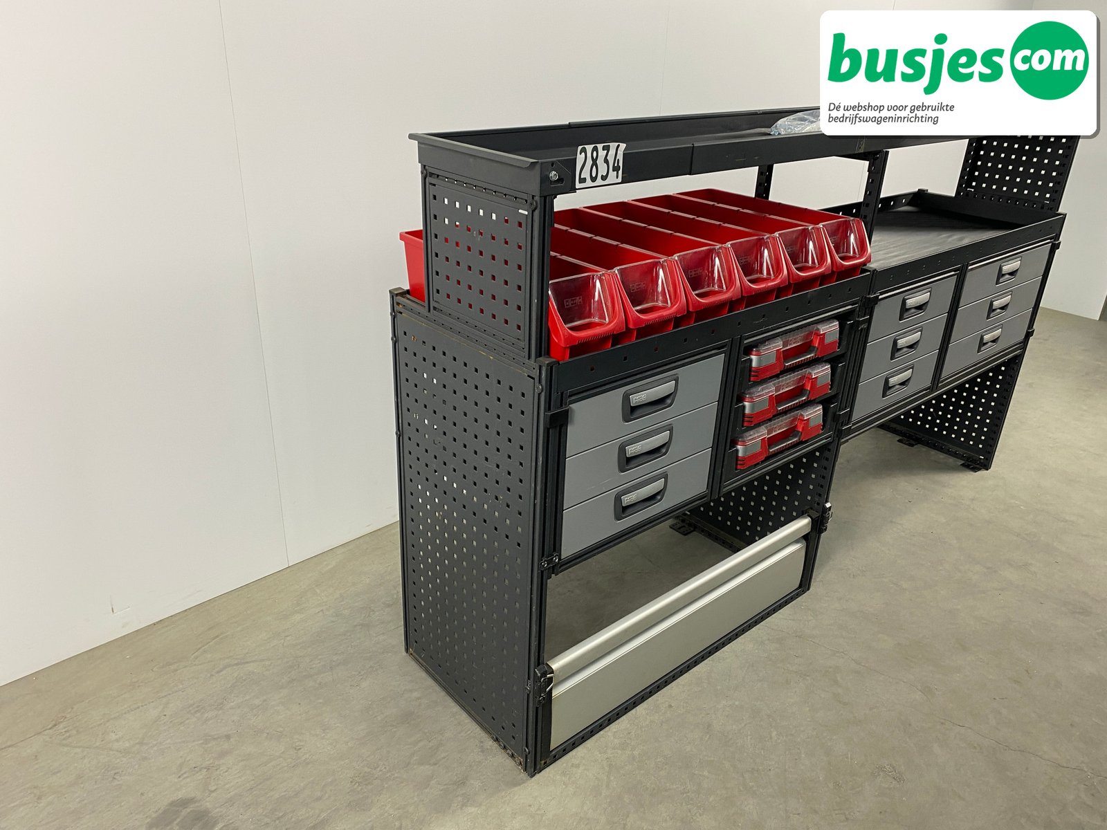 Modul bedrijfswagen inrichting 2200x490x1240mm (2834) - Afbeelding 4