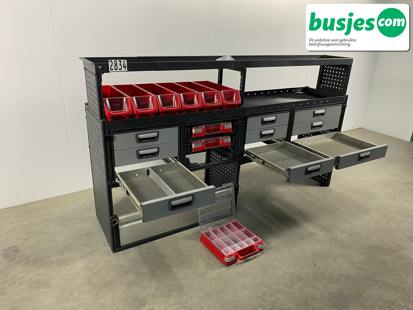 Modul bedrijfswagen inrichting 2200x490x1240mm (2834) - Afbeelding 6