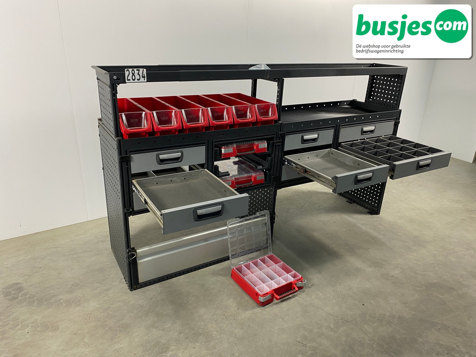 Modul bedrijfswagen inrichting 2200x490x1240mm (2834) - Afbeelding 7