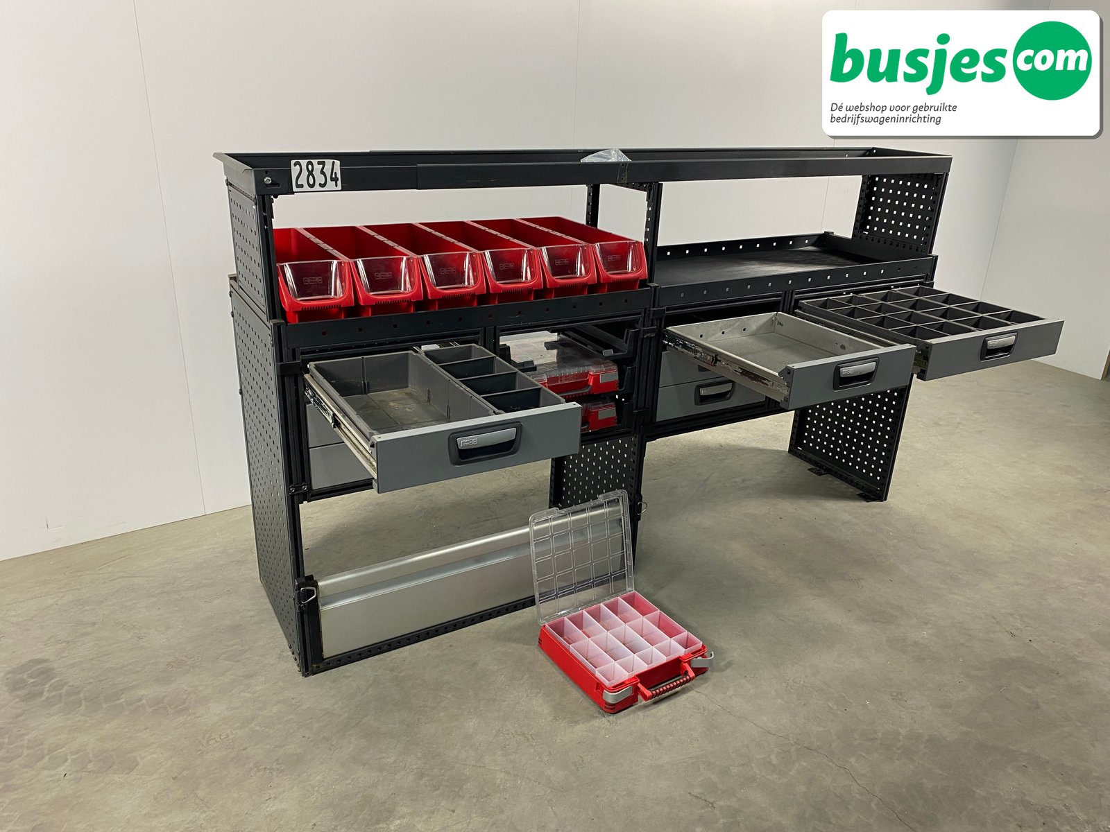 Modul bedrijfswagen inrichting 2200x490x1240mm (2834) - Afbeelding 8