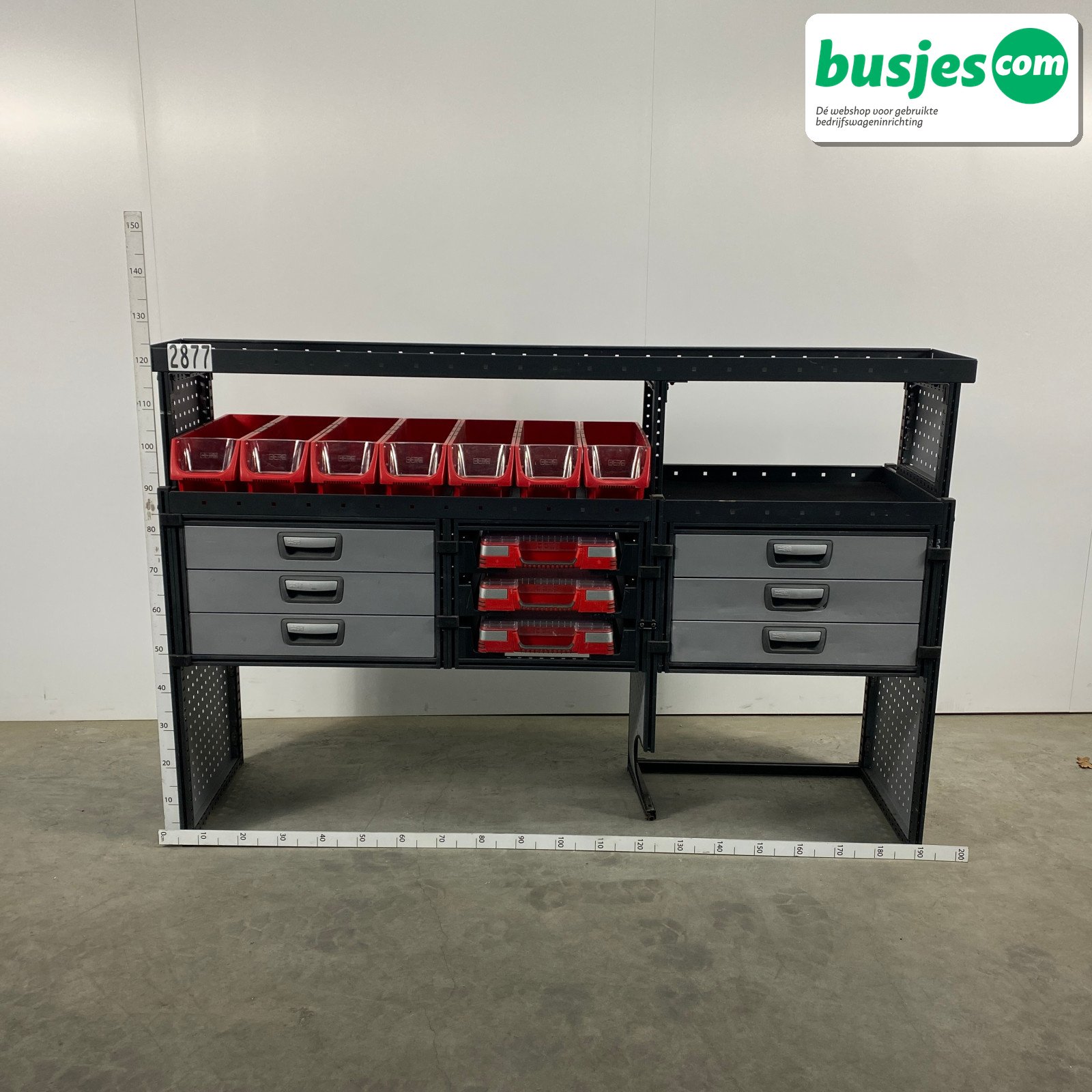 Modul bedrijfswagen inrichting 1865x485x1250mm (2877)