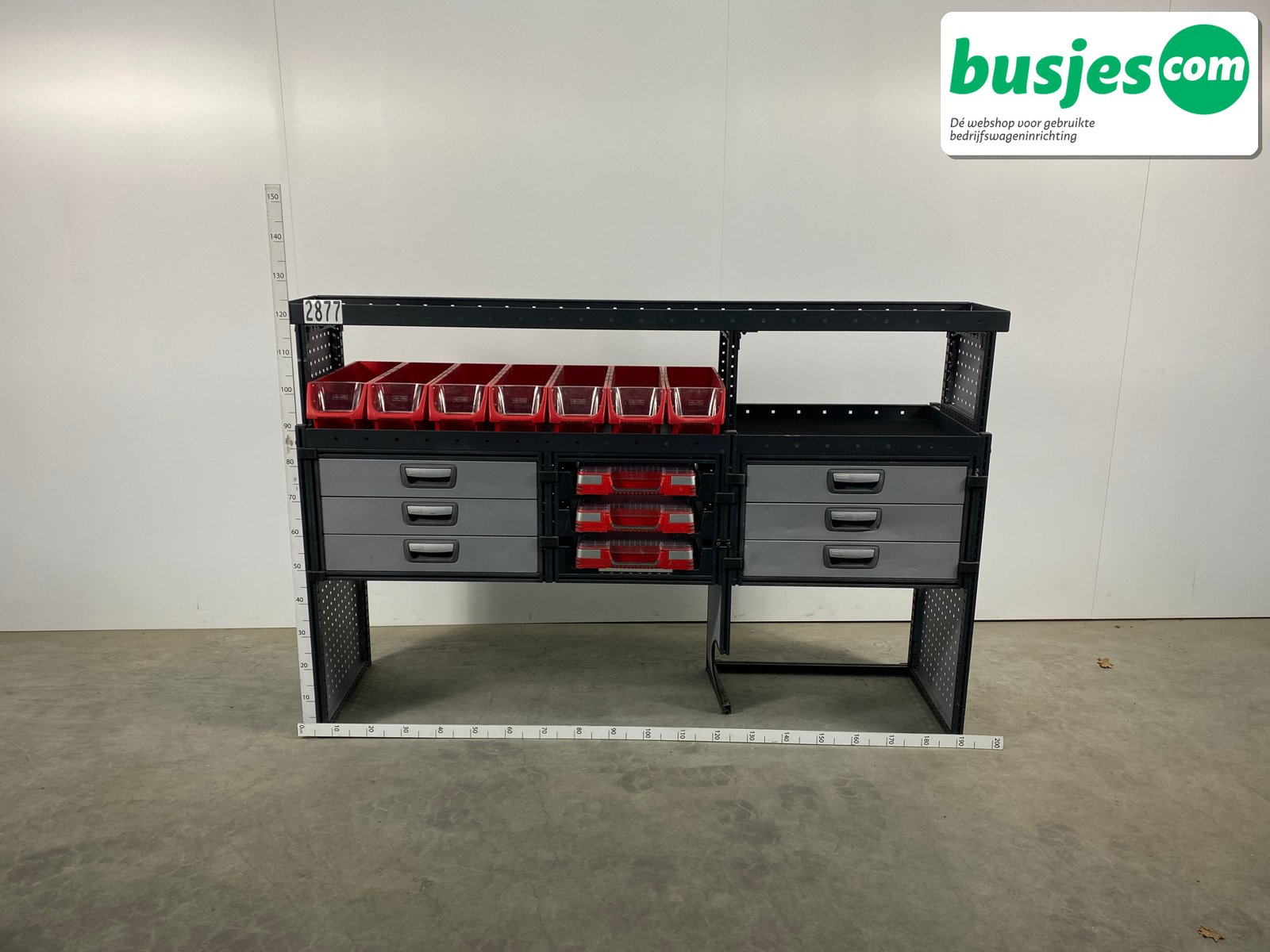 Modul bedrijfswagen inrichting 1865x485x1250mm (2877) - Afbeelding 2