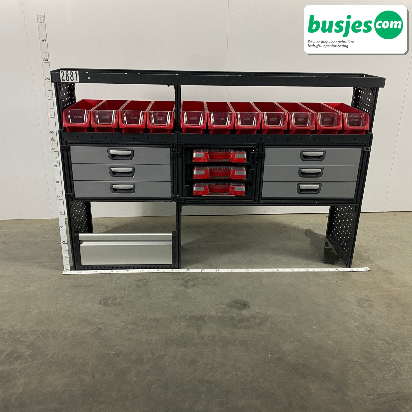 Modul bedrijfswagen inrichting 1865x485x1250mm (2881)