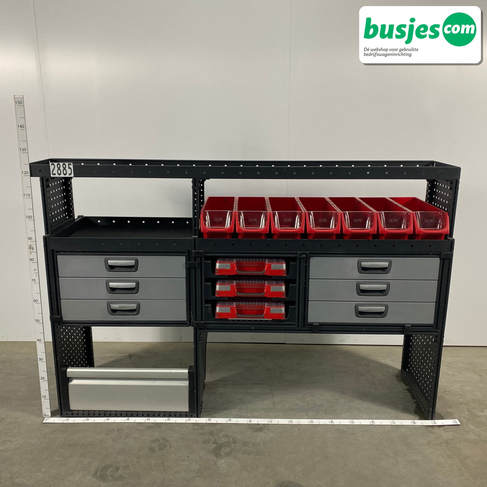 Modul bedrijfswagen inrichting 1865x485x1250mm (2885)