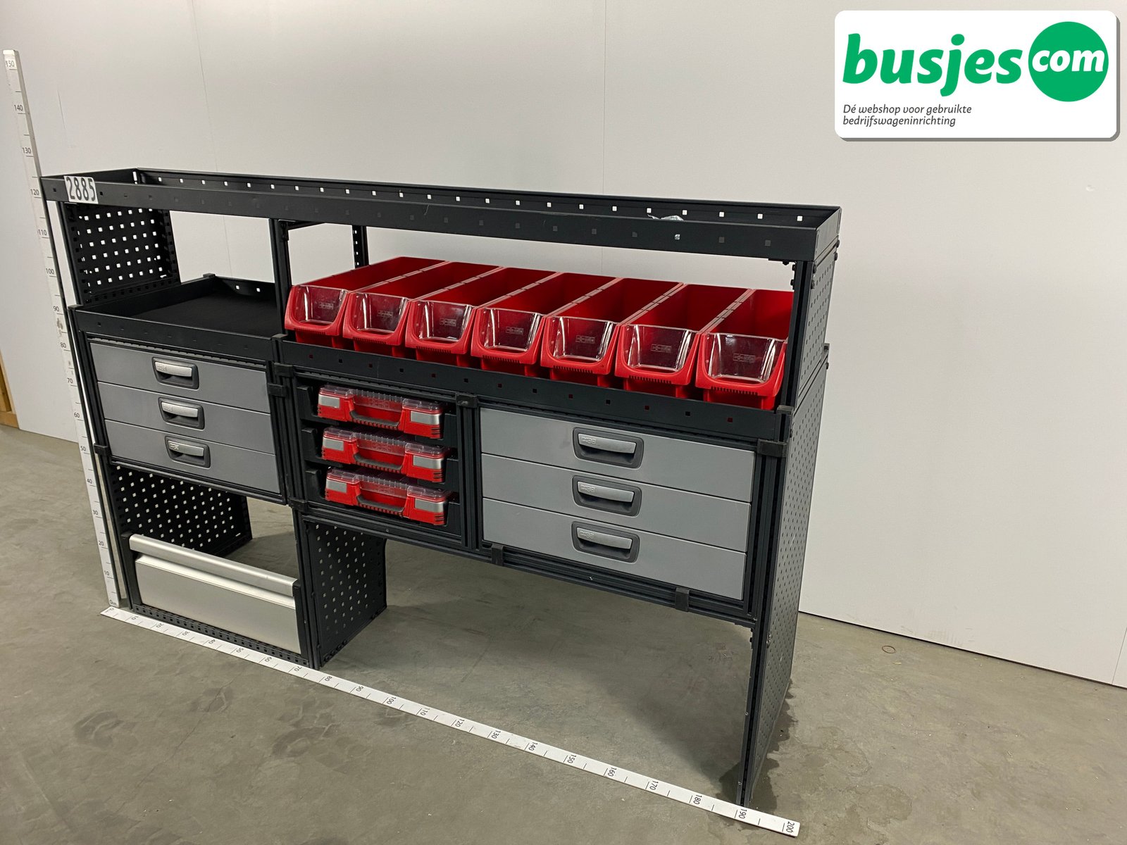 Modul bedrijfswagen inrichting 1865x485x1250mm (2885) - Afbeelding 3