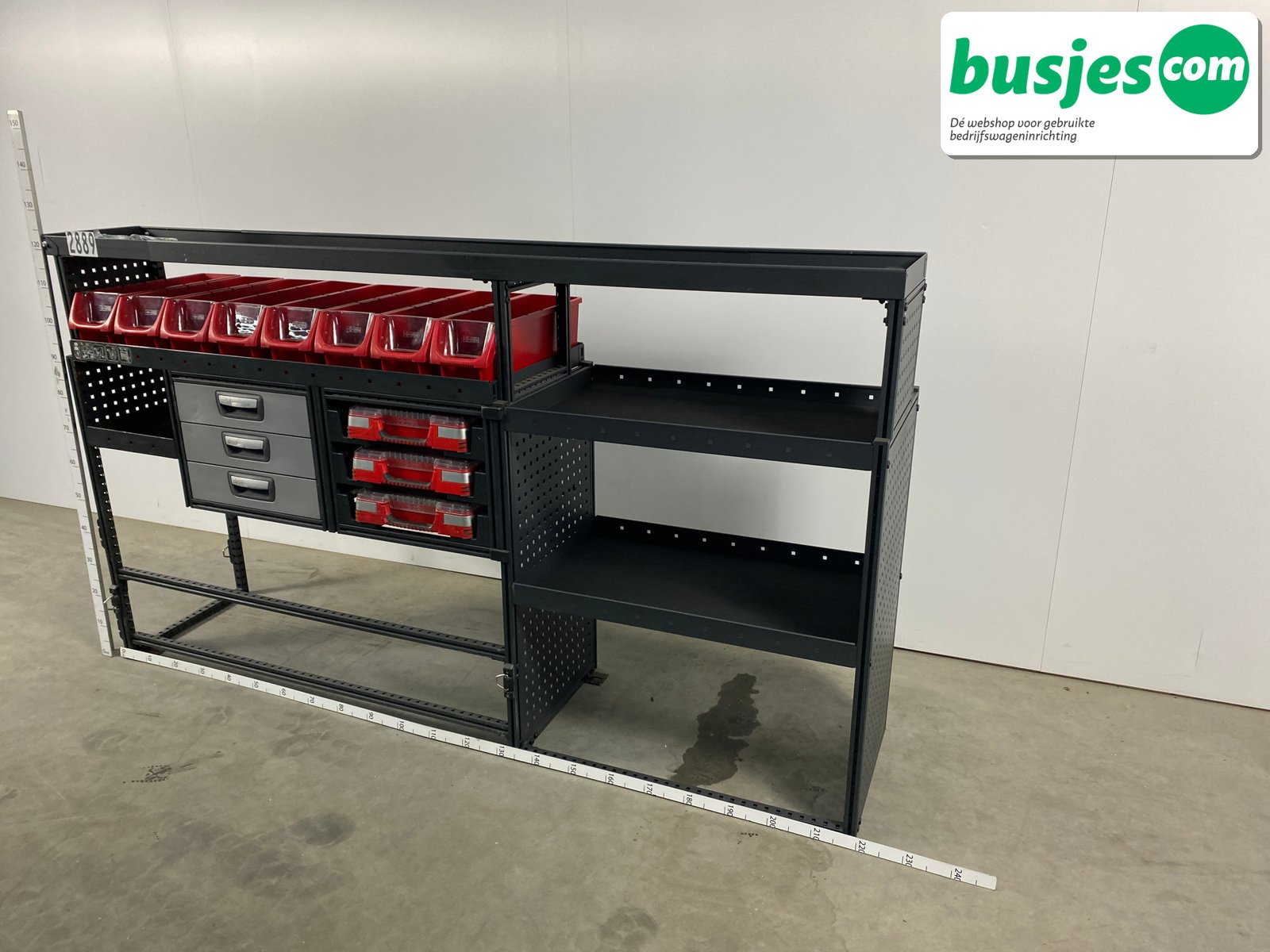 Modul bedrijfswagen inrichting 2200x485x1250mm (2889) - Afbeelding 3