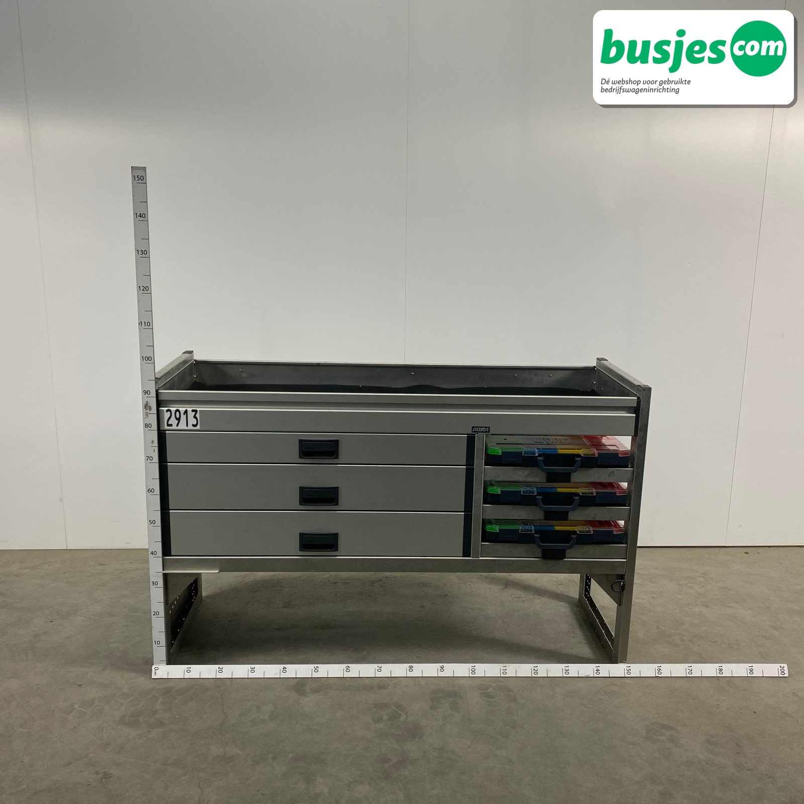 Aluca bedrijfswageninrichting 1500x535x955mm (2913)