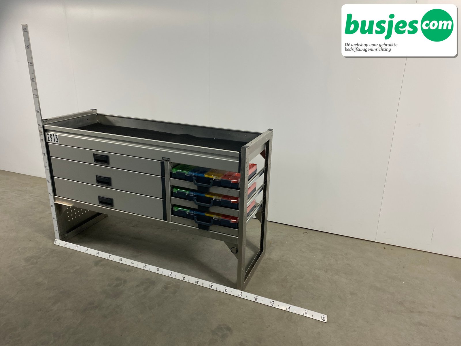 Aluca bedrijfswageninrichting 1500x535x955mm (2913) - Afbeelding 3