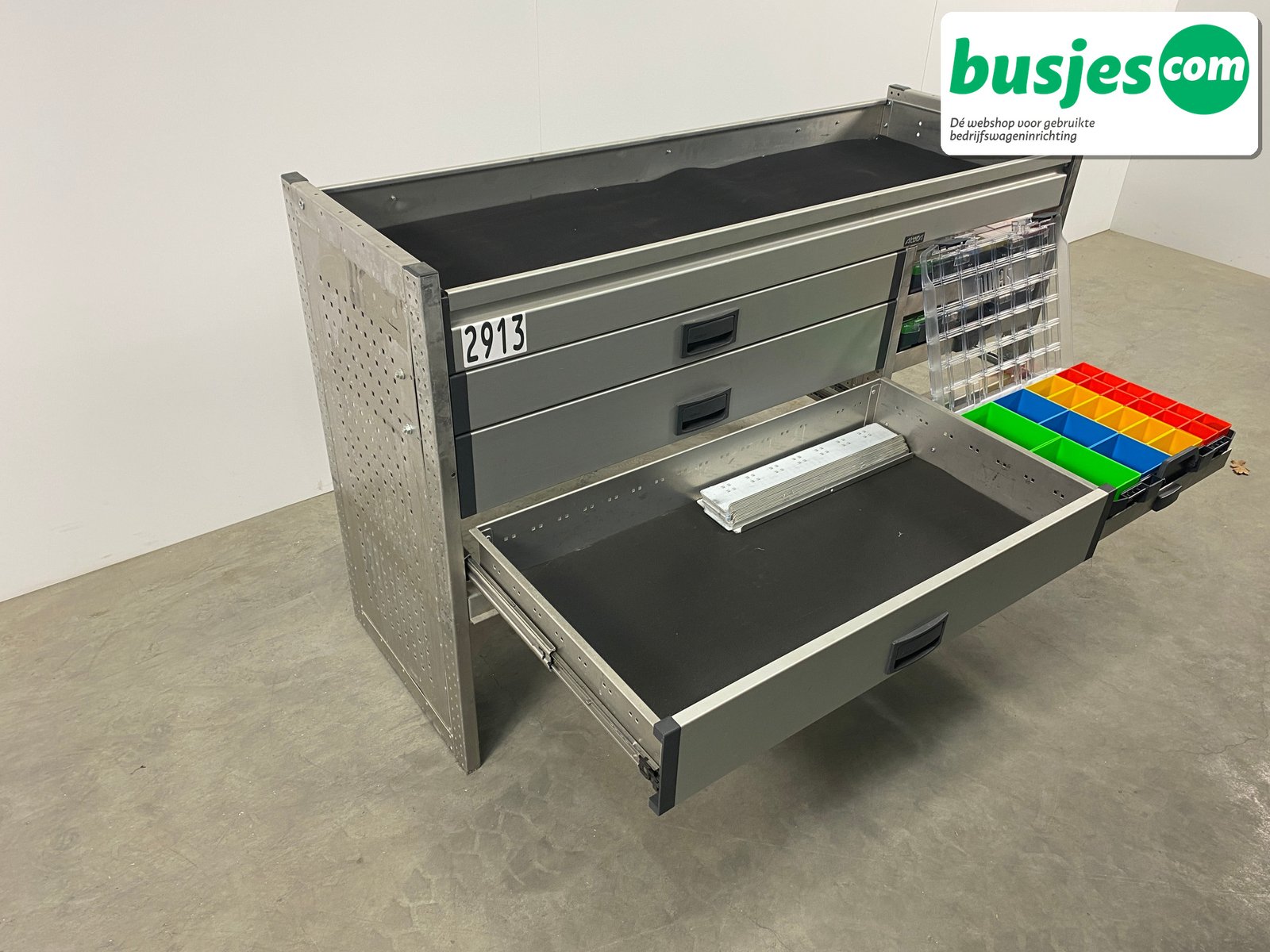 Aluca bedrijfswageninrichting 1500x535x955mm (2913) - Afbeelding 5