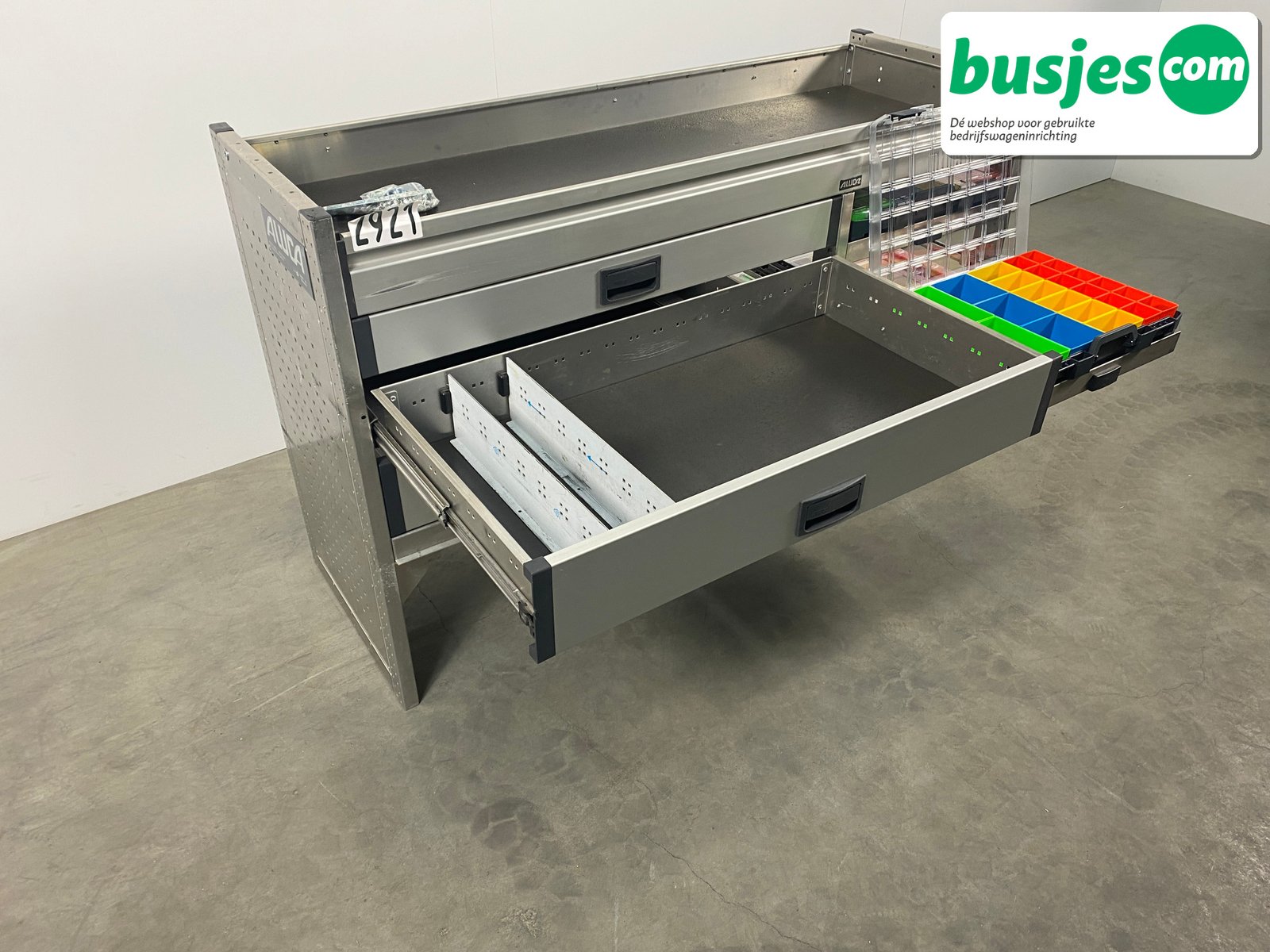 Aluca bedrijfswageninrichting 1500x530x955mm (2921) - Afbeelding 6