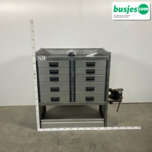 Aluca bedrijfswageninrichting 1010x520x1100mm (2923)