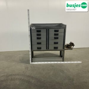 Aluca bedrijfswageninrichting 1010x520x1100mm (2929)